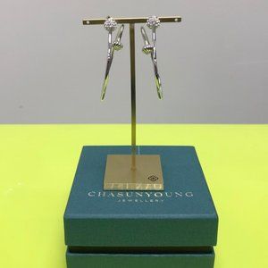 Panache Chansunyoung Dandelion Hoop Midium Earring